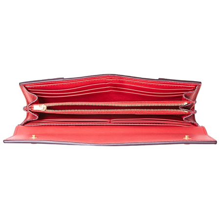 Celine Celine 2 Snap Red Continental Wallet 101673AQI.27ED