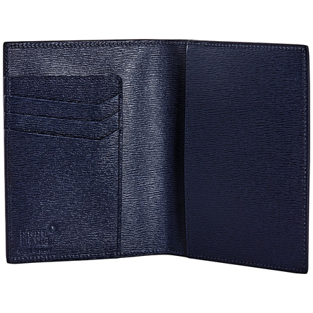Montblanc 4810 Westside Passport Holder- Blue 118663
