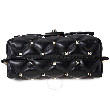 Valentino Rockstud Quilted Shoulder Bag- Black RW0B0C72NAP 0NO