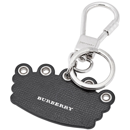 Burberry Crown Key Ring in Leather 4043685