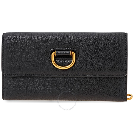 Burberry D-ring Grainy Leather Continental Wallet 4074955