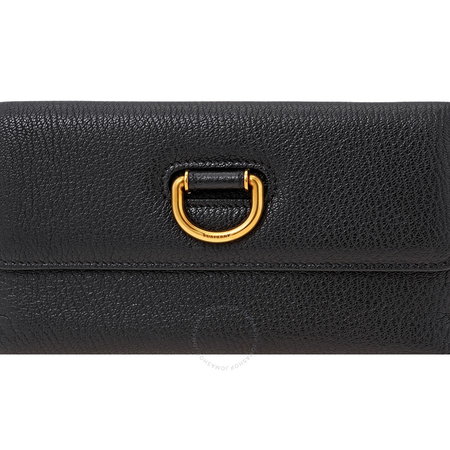 Burberry D-ring Grainy Leather Continental Wallet 4074955