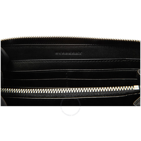 Burberry London Check Ziparound Wallet- Navy/ Black 3996189/4006222