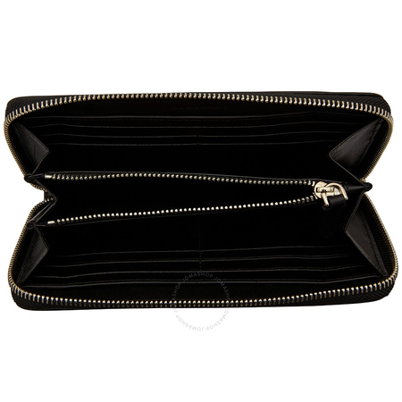 Burberry London Check Ziparound Wallet- Navy/ Black 3996189/4006222