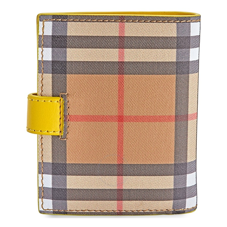 Burberry Small Vintage Check and Leather Folding Wallet 4073434