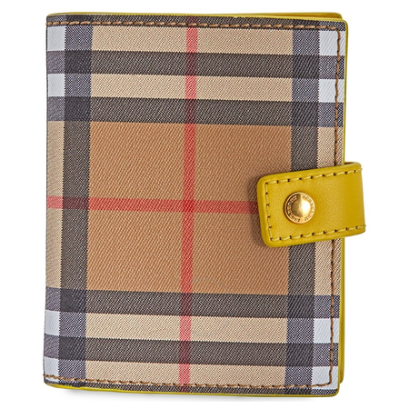 Burberry Small Vintage Check and Leather Folding Wallet 4073434