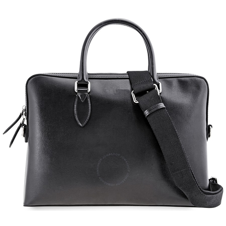 Burberry The Slim Barrow in London Leather- Black 3998951