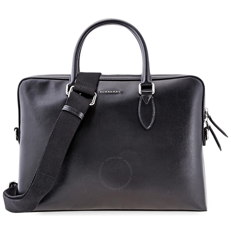 Burberry The Slim Barrow in London Leather- Black 3998951