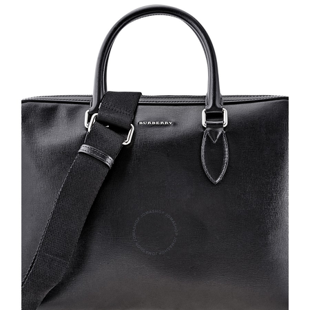 Burberry The Slim Barrow in London Leather- Black 3998951