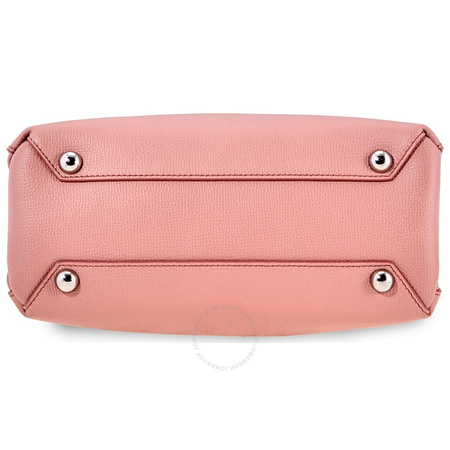 Burberry The Small Banner in Leather and Vintage Check- Dusty Rose 4075938