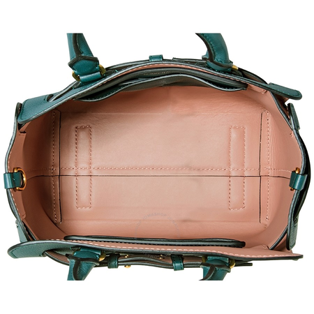 Burberry The Small Leather Belt Bag- Dark Cayan 4076731