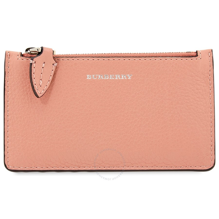 Burberry Two-tone Leather Zip Card Case- Dusty Rose 4076671