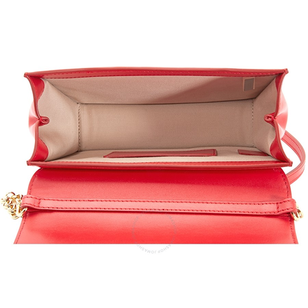 Chloe C Clutch with Chain- Plaid Red CHC19SS192A37640