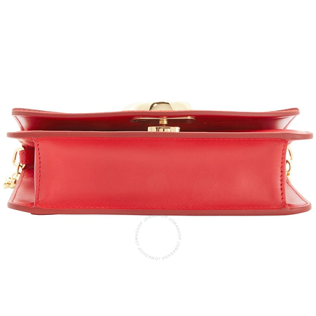 Chloe C Clutch with Chain- Plaid Red CHC19SS192A37640