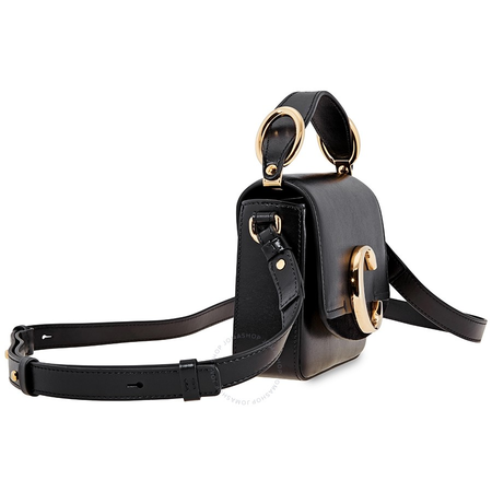 Chloe Mini C Shoulder Bag- Black CHC19US193A37001