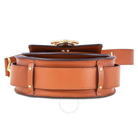 Chloe Small Tess Bag In Spazzolato Sfumato- Caramel CHC19SS153A09247