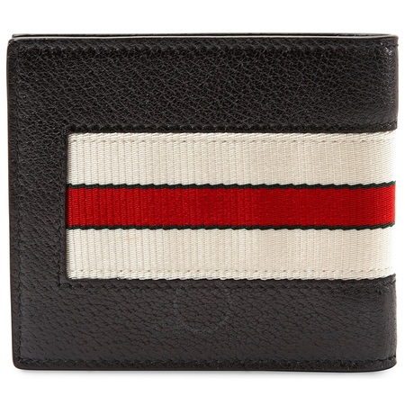 Gucci Men's Billfold Wallet New Black  Billfold 408827 CWGRN 1094