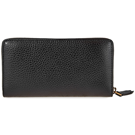 Gucci Womens Zip Around Wallet with Bow- Black 524291 CAOXT 1163