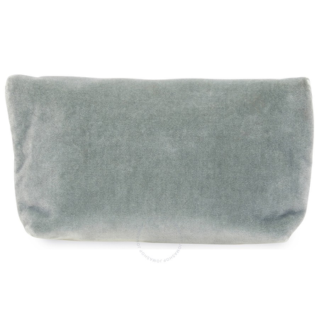 Burberry Ladies Small Pin Clutch In Velvet in Grey/Blue 4076426