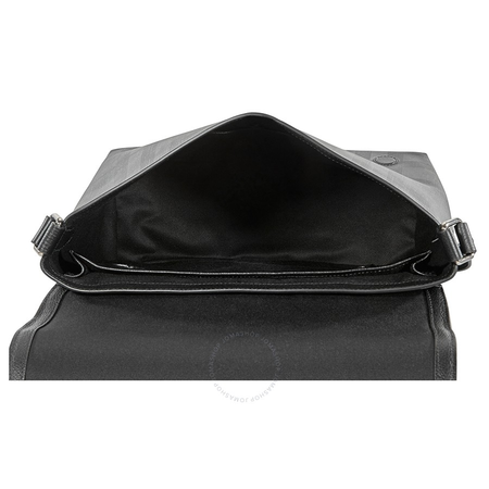 Burberry Burberry Men's Messenger bag London Check Charcoal/Black Medium Burleigh Messenger 4077389