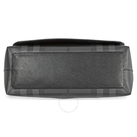 Burberry Burberry Men's Messenger bag London Check Charcoal/Black Medium Burleigh Messenger 4077389