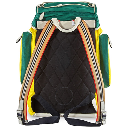 Burberry Men's Backpack London Nylon Deep Pine Casual Nylon Jack Backpk 4074248