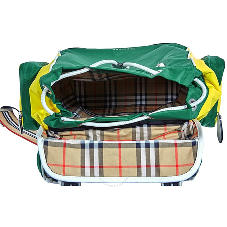Burberry Men's Backpack London Nylon Deep Pine Casual Nylon Jack Backpk 4074248