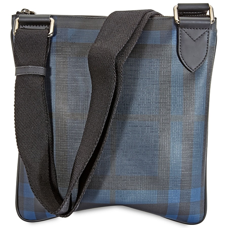 Burberry Men's Check Navy/Black Beckley Crossbody 3996224