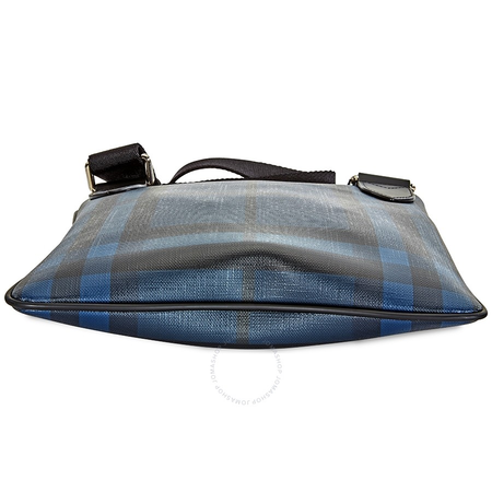 Burberry Men's Check Navy/Black Beckley Crossbody 3996224