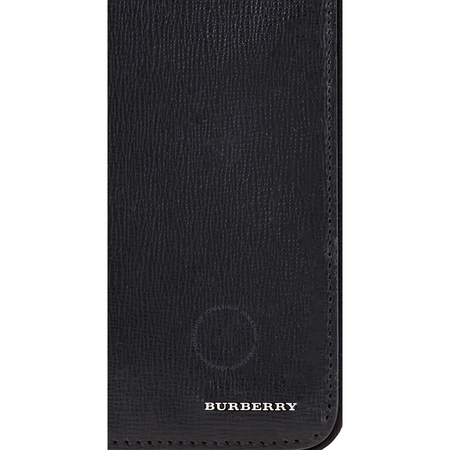 Burberry Men's Travel Organizer Wallet London Leather Wine Reeves 3997598