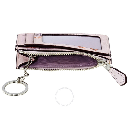 Coach Ladies Pouch bag Leather Ice Pink Flrl Bw Mini Id Skny 29872 SVNIX