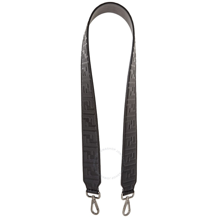 Fendi Men's Black Fd Logo Leather Strap 8AV079-A1R6-F11QT