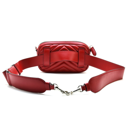Stella Mccartney Ladies Flat Crossbody bag Stella Star Red Bum Bag Stella Star Alter 529309 W8214 6568