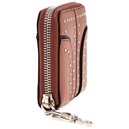Tod's Ladies Zip Around Wallet Sella Brown/Black Anb Pf. Ziparnd Picc XAWANBAD200IYC208O