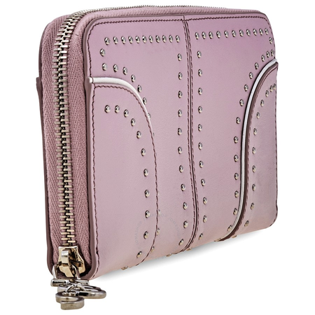 Tod's Ladies Zip Around Wallet Sella Pink Anb P.F. Ziparnd 19X10, 5 XAWANBA0400RLB0XVN