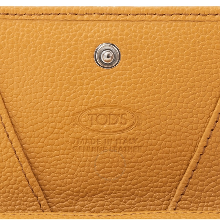 Tod's Tods Men's Coin Purse Centrale Yellow Porta Spicci Nuova Coin XAMACHE2200GPA01VM