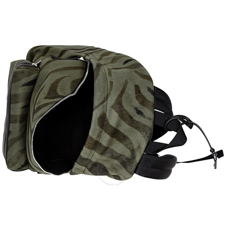 Saint Laurent YSL Men's Backpack City Dark Green Sl Bkpk W Check 5349679WM1F3372