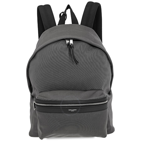 Saint Laurent YSL Men's Backpack City Gray/Black Sl Bkpk Plain 534967GIV3F1167