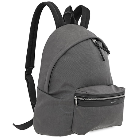 Saint Laurent YSL Men's Backpack City Gray/Black Sl Bkpk Plain 534967GIV3F1167