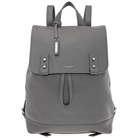 Saint Laurent YSL Men's Backpack New Sdj Dark Grey Sl Nsdj Os Briefcase 480585DTI0E1112