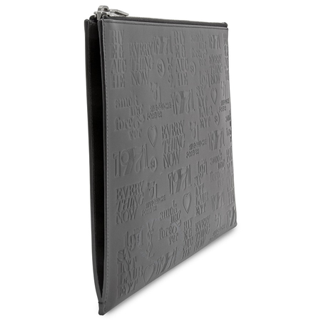 Saint Laurent YSL Men's Leather Black Sl 1971 Os Pouch 3972950UA261000