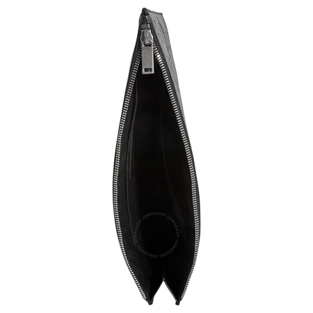Saint Laurent YSL Men's Leather Black Sl 1971 Os Pouch 3972950UA261000