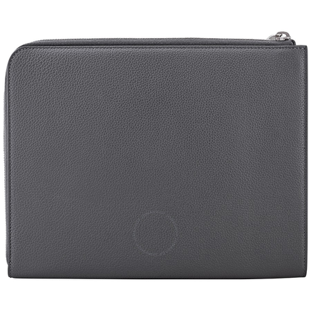 Saint Laurent YSL Men's Leather Dark Grey Sl Sdj Souple Small Pouch 507686DTI0E1112
