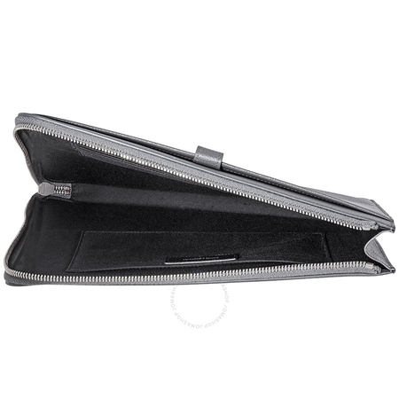 Saint Laurent YSL Men's Leather Dark Grey Sl Sdj Souple Small Pouch 507686DTI0E1112
