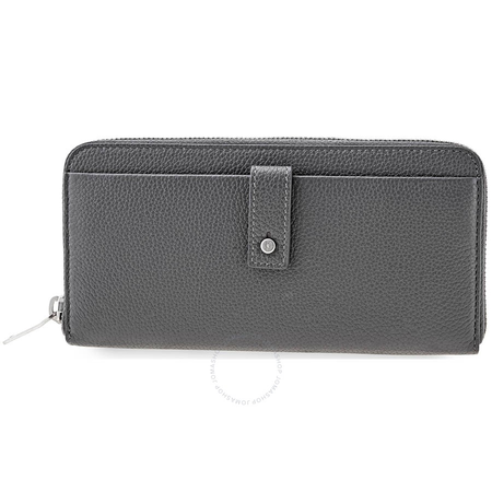Saint Laurent YSL Men's Zip Around Wallet Dark Grey Sl Sdj Souple Os Zpard 508161DTI0E1112
