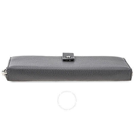 Saint Laurent YSL Men's Zip Around Wallet Dark Grey Sl Sdj Souple Os Zpard 508161DTI0E1112