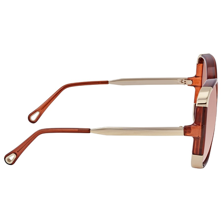Chloe Myrte Brown Gradient Ladies Sunglasses CE719SD21060