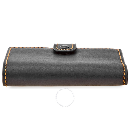 Coach Ladies Coach 1941 Black Co Gt Lth Small Tri Wall 58851 BPBLK