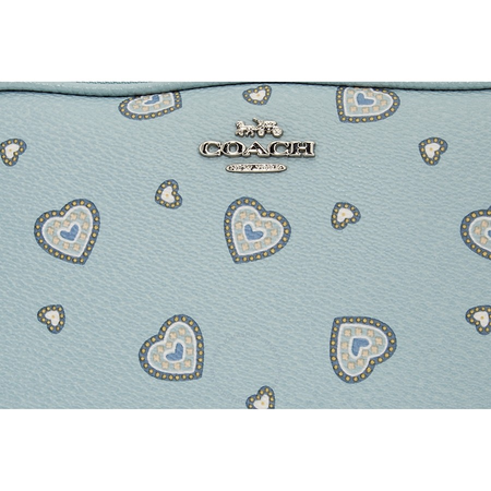 Coach Ladies Flat Crossbody Turquoise Wst Hrt Xbdy Cltch 29682 SVNQ3