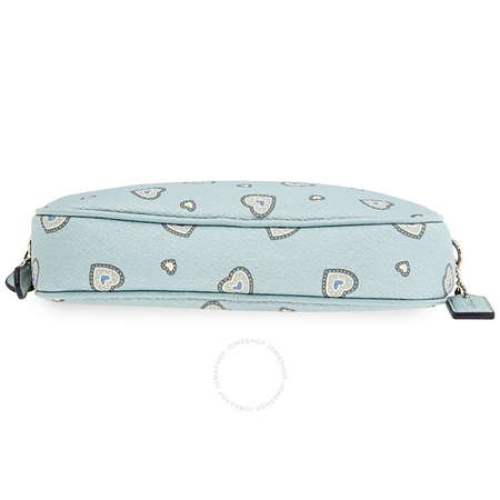 Coach Ladies Flat Crossbody Turquoise Wst Hrt Xbdy Cltch 29682 SVNQ3
